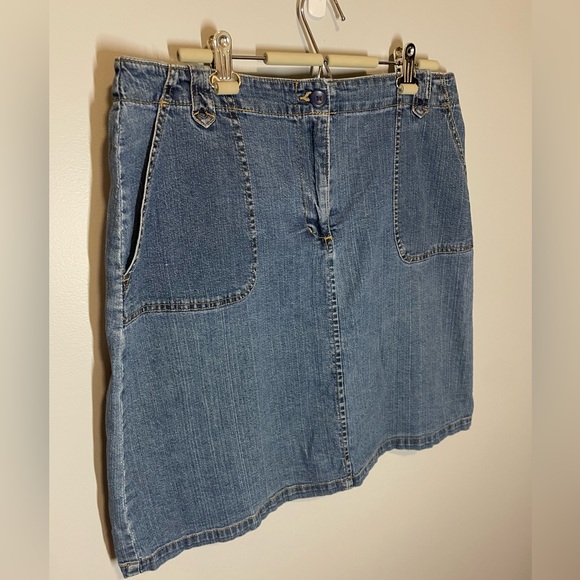 Vintage Penman’s Denim Pencil Skirt Medium Wash 90s 37”Waist - Picture 2 of 6